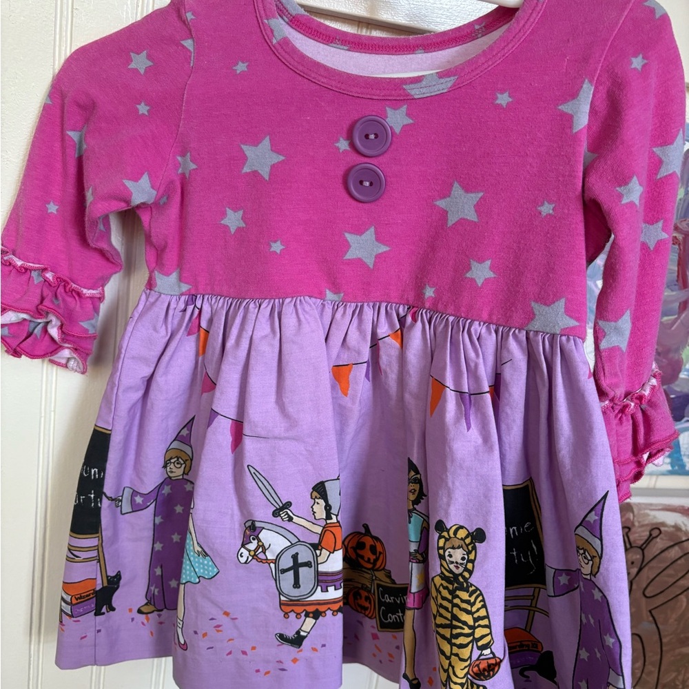 Eleanor Rose Halloween Parade Halloween Trick or Treat Purple Star Dress